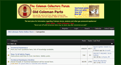 Desktop Screenshot of colemancollectorsforum.com